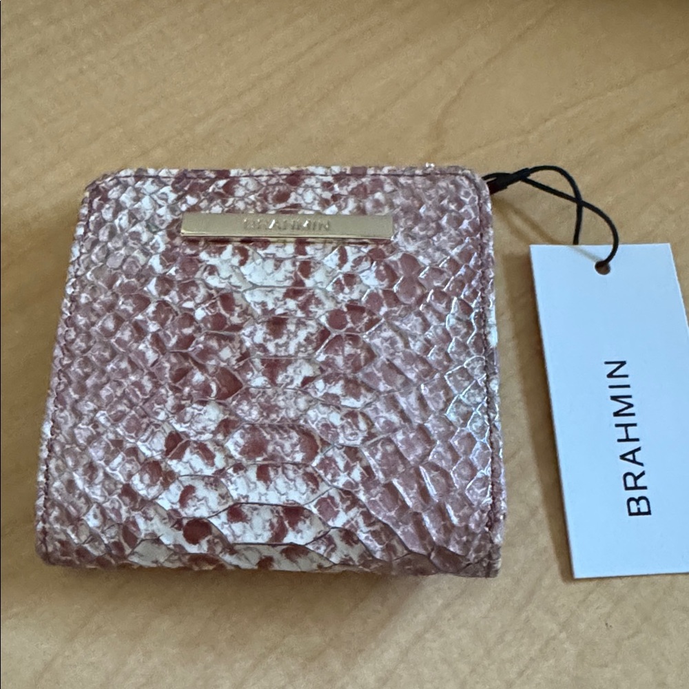NWT Brahmin Snakeskin Wallet